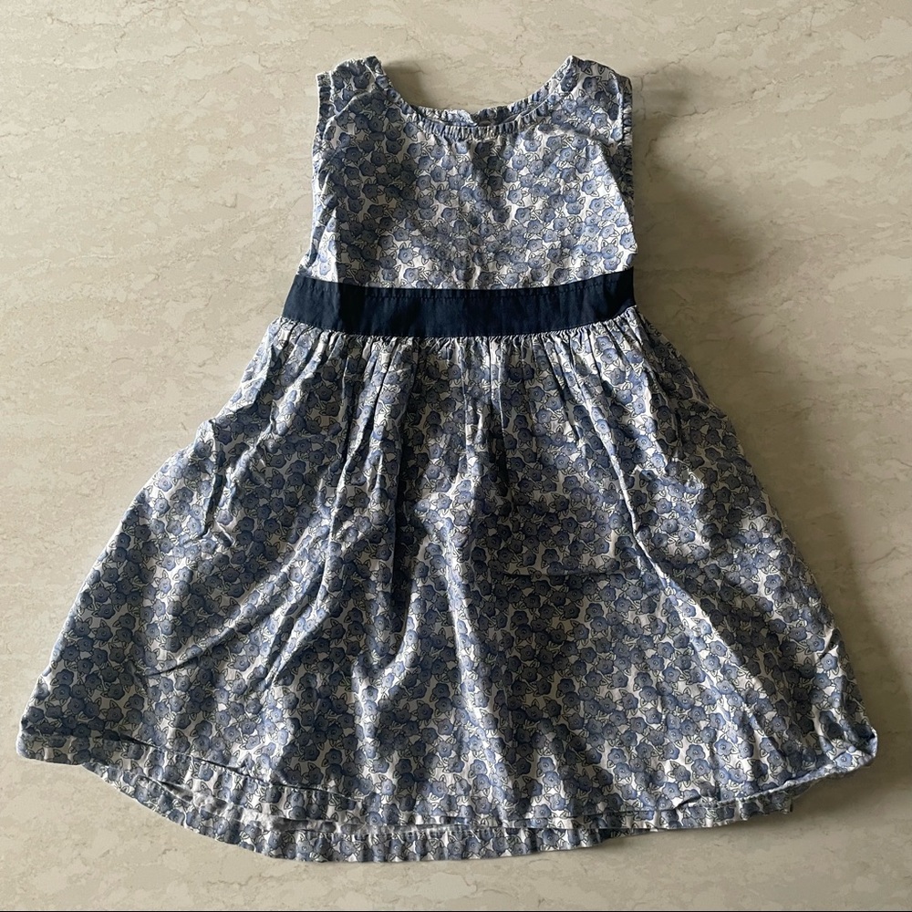 Zara Girl’s Blue Floral Dress Size 5-6